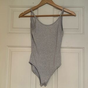 Free People Gray Shapewear Bodysuit